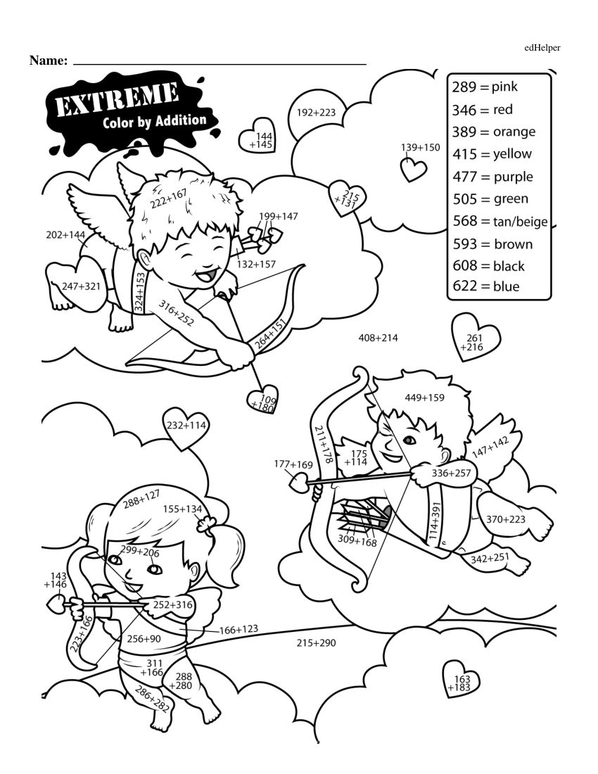 Math And Coloring Activity Book