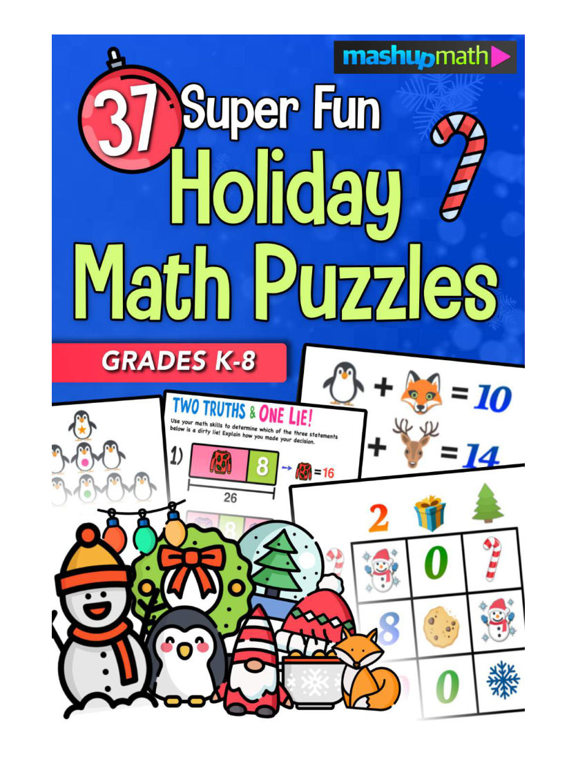 Super Fun Holiday Math Puzzles