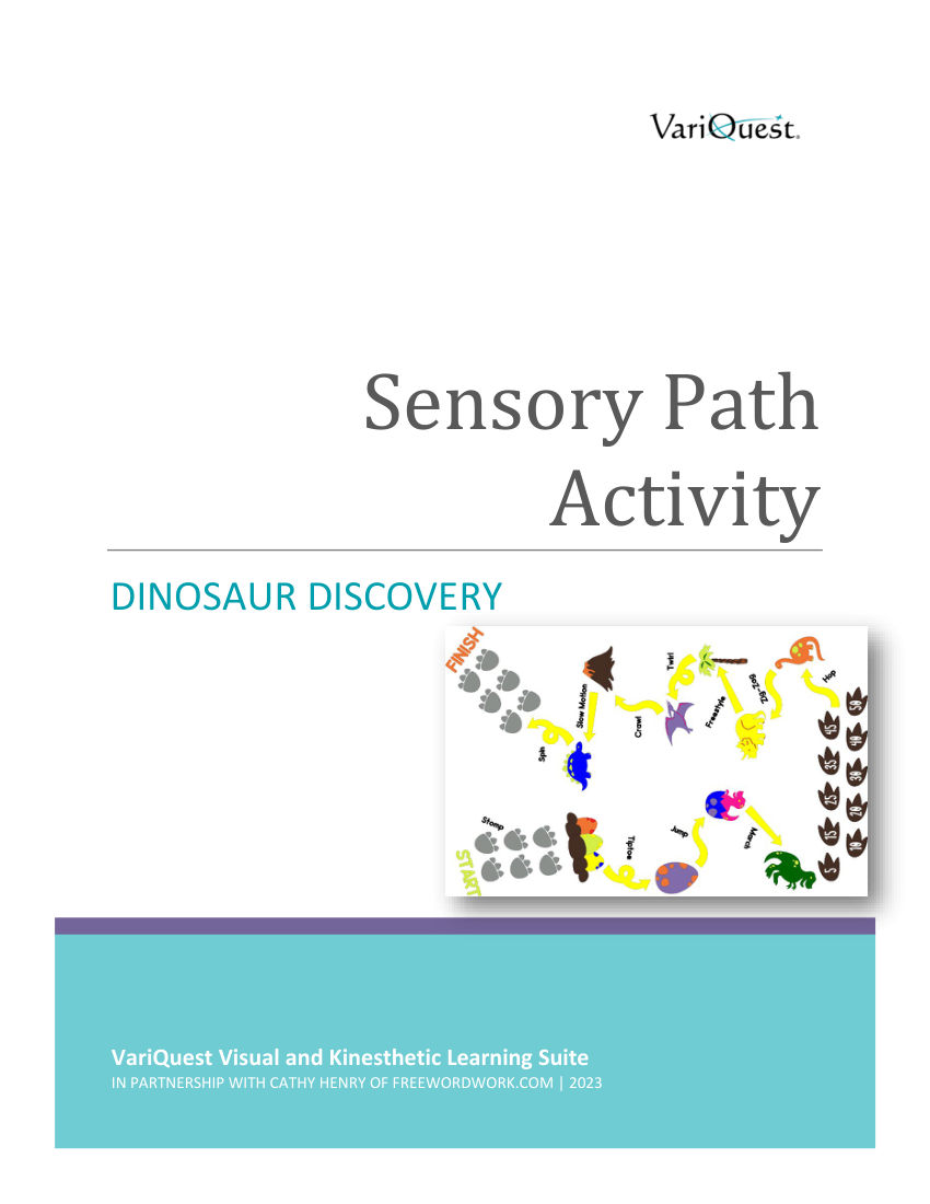 Sensory Path Activity Book