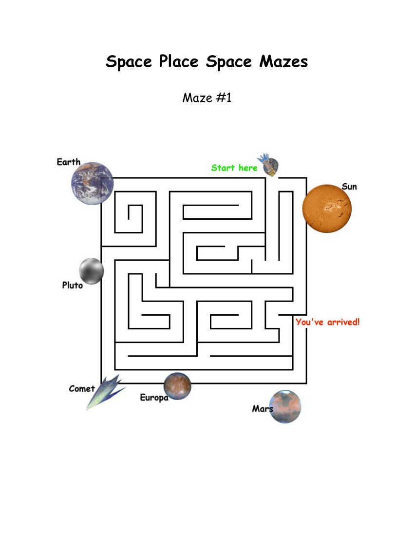 Space Place Space Mazes