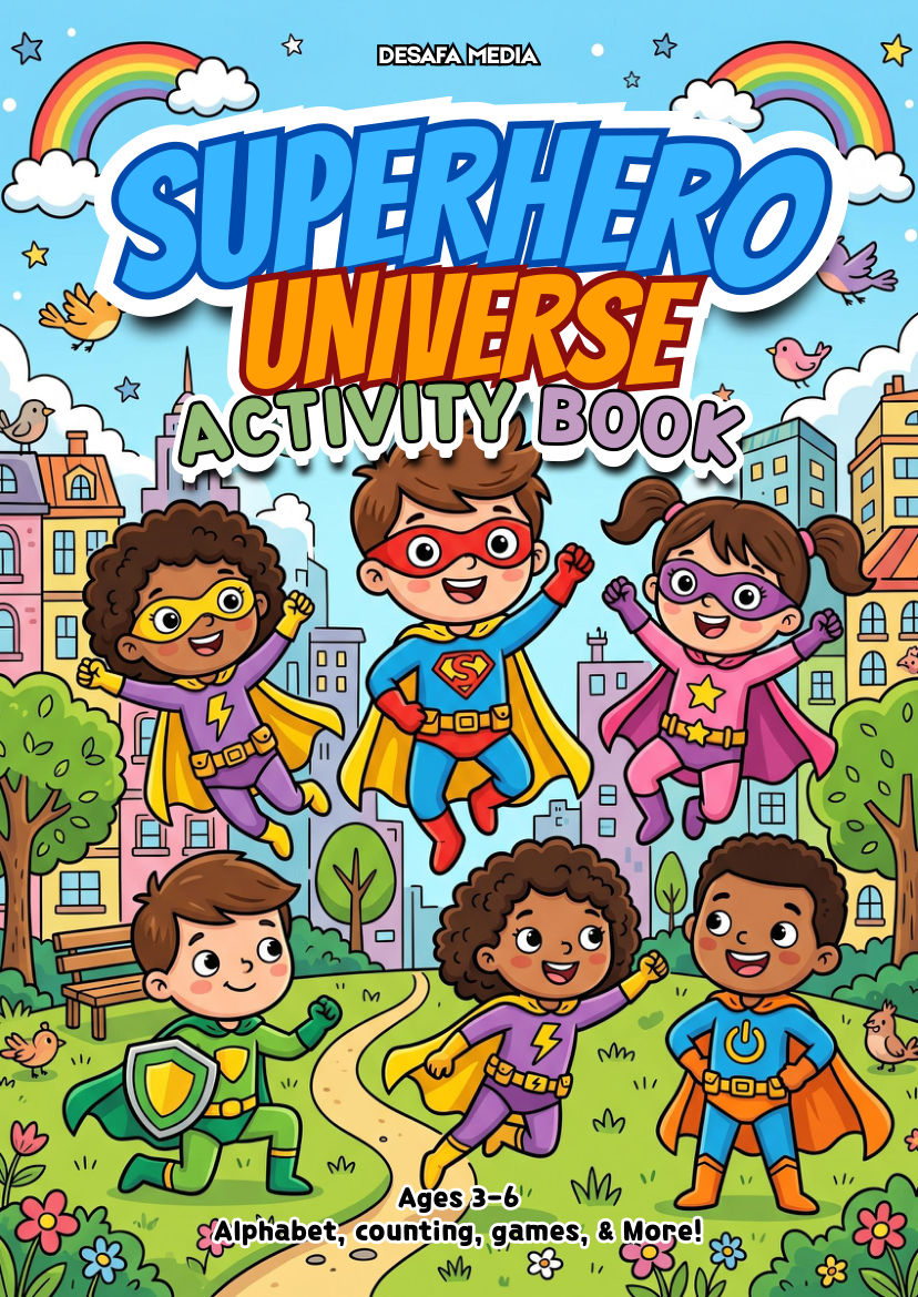 Super Hero Universe Activity Book