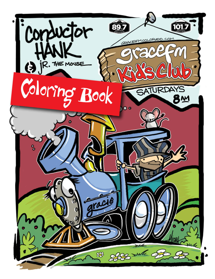 Conductor Hank And Jr. The Mouse Coloring Book