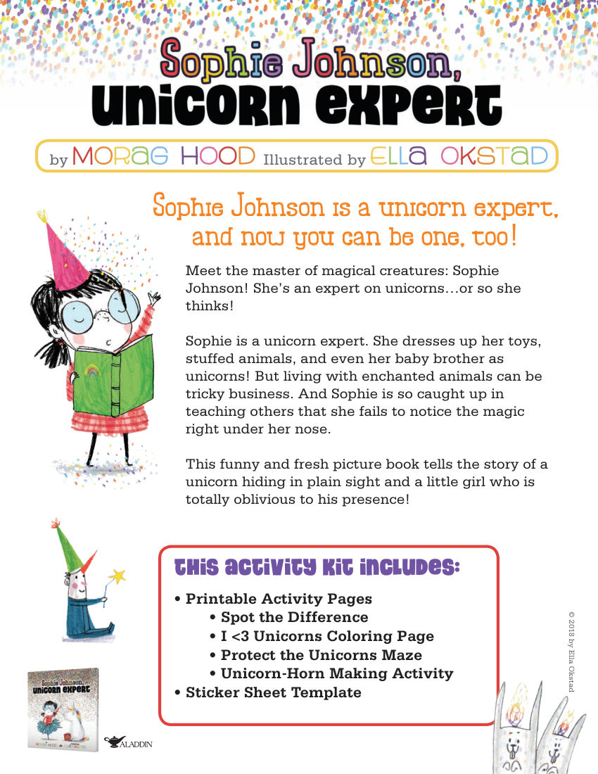 Sophie Johnson Unicorn Expert Activity Kit