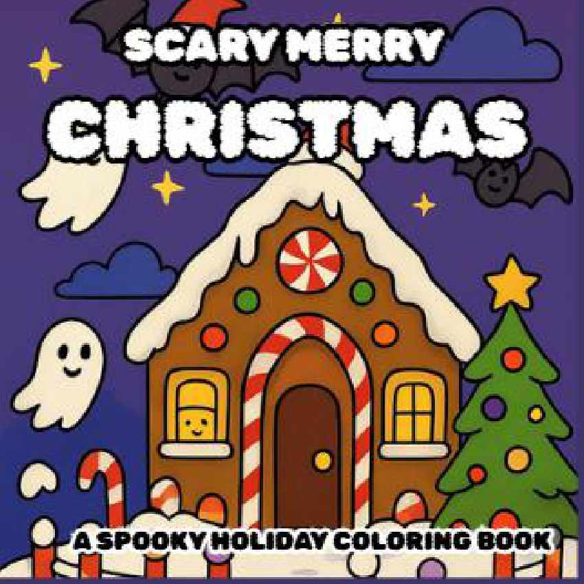 Scary Merry Christmas Activity Book