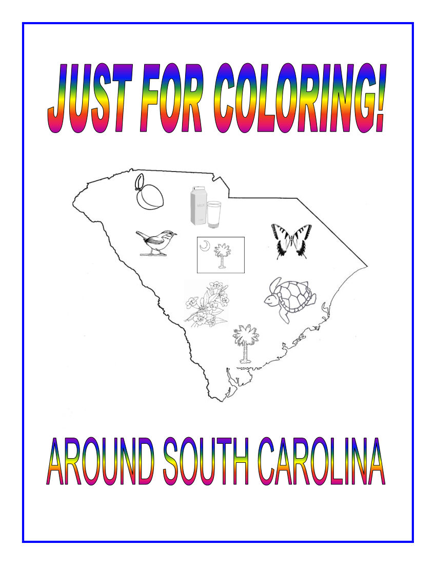 Around South Carolina Coloring Book