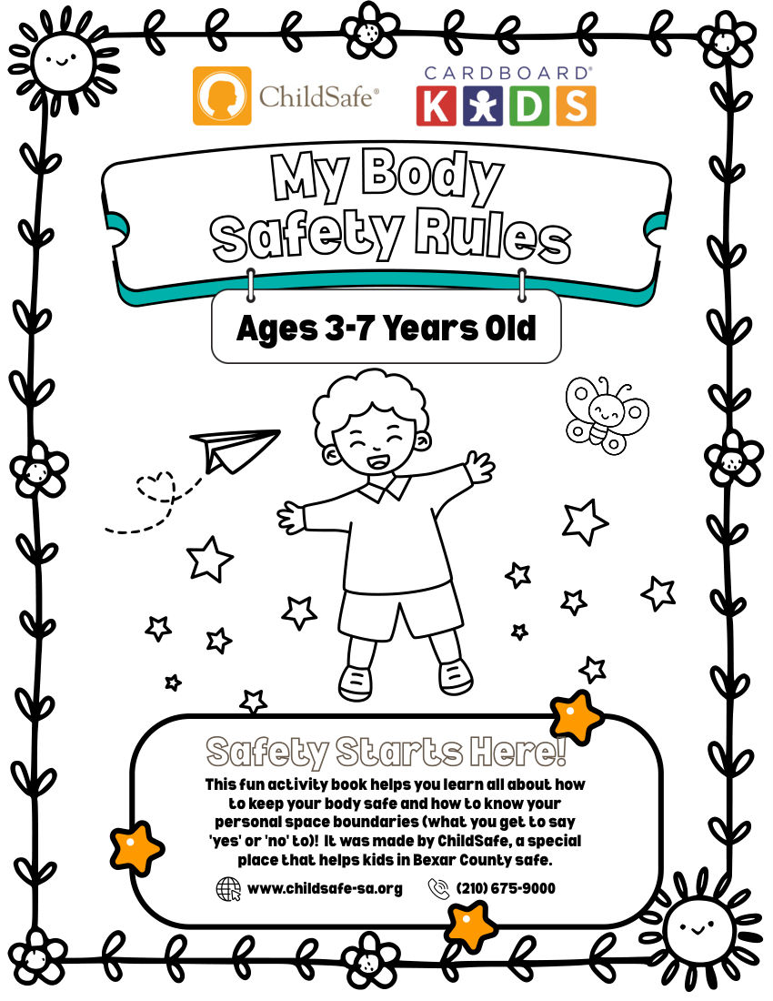 My Body Safety Rules Activity Book