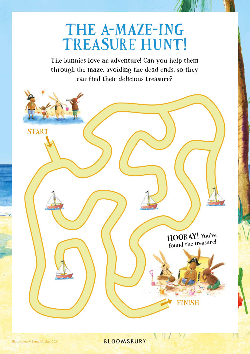 We're Going On A Treasure Hunt Activity Book