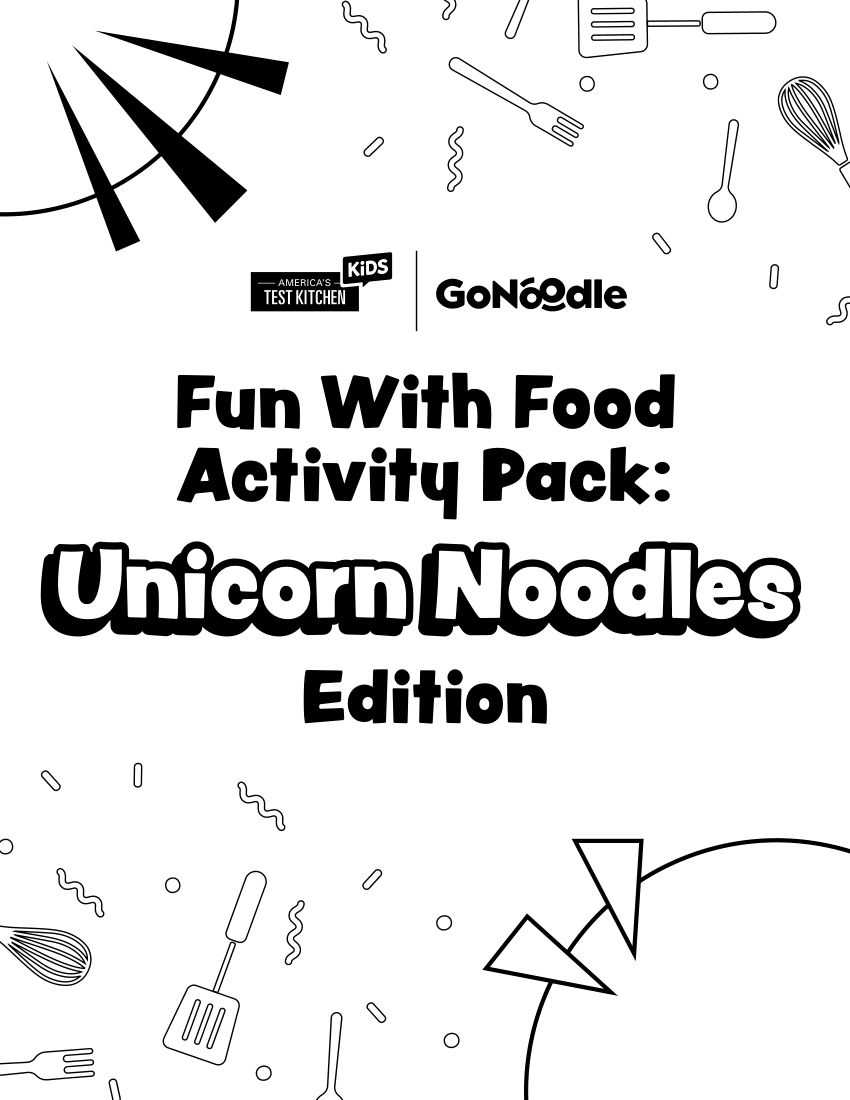 Fun With Food Activity Book