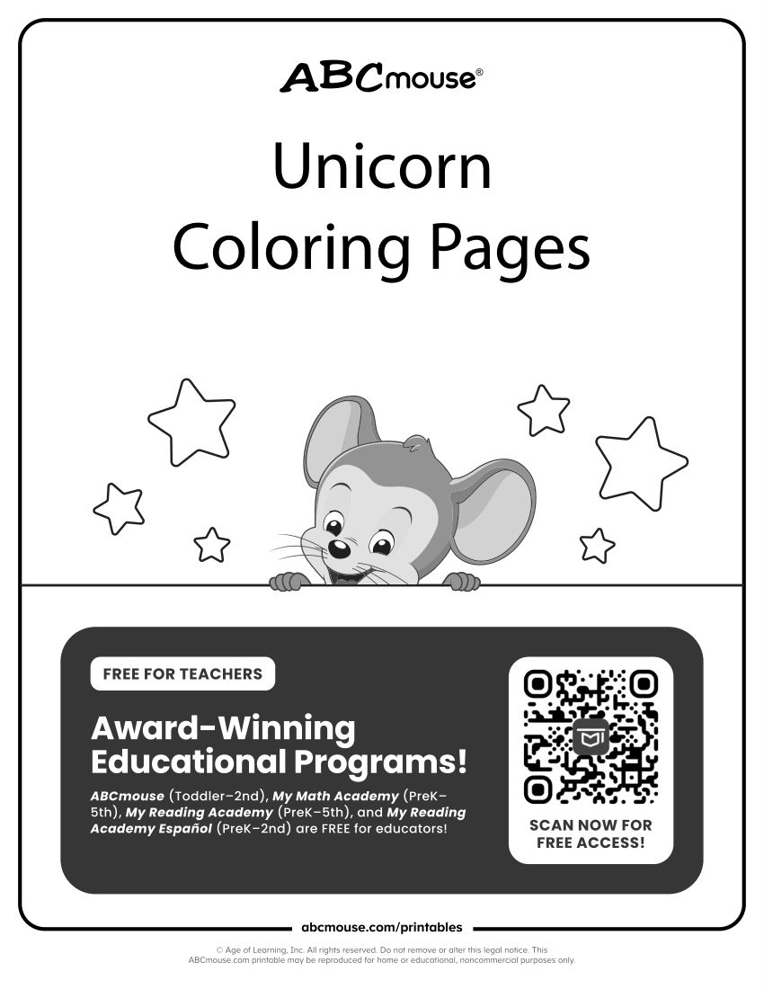 Magical Unicorn Coloring Book