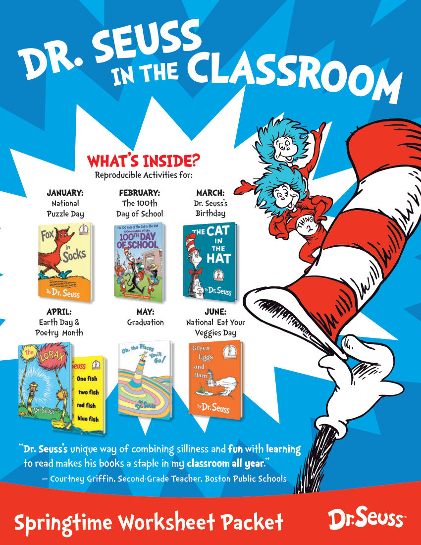 DR.SEUSS IN THE CLASSROOM Activity Book