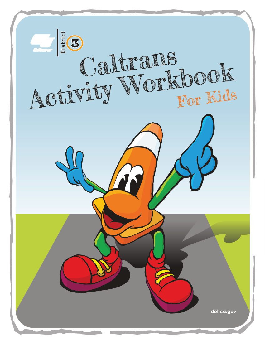 Caltrans Activity Workbook For Kids