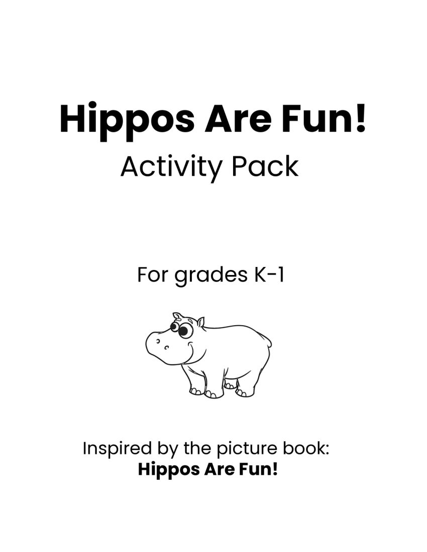 Hippos Activity Book