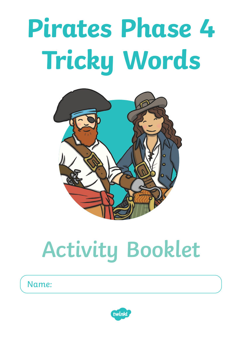 Pirates Phase 4 Tricky Words Activity Book