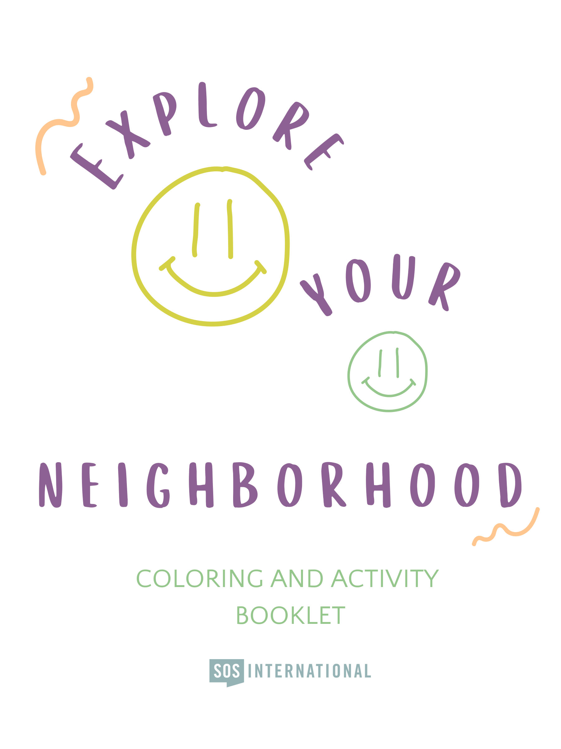 Explore Your Neighborhood Activity Booklet