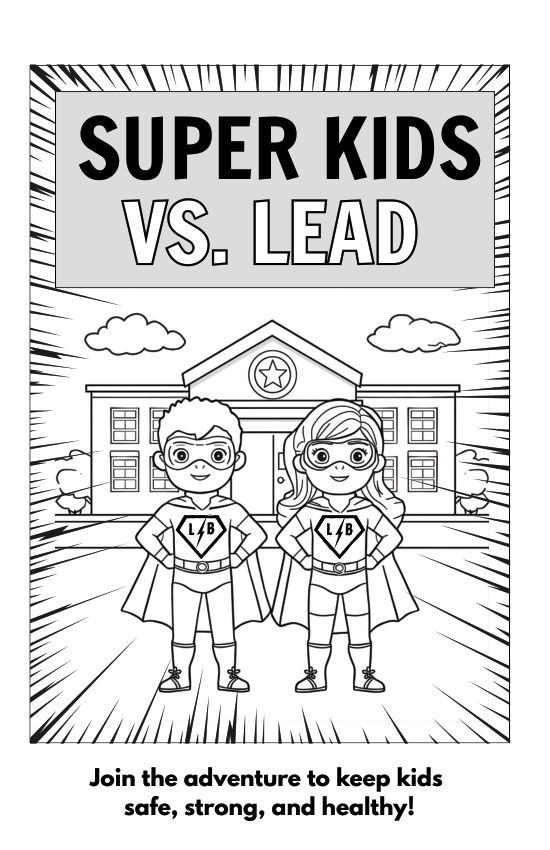 Super Kids Vs. Lead Coloring Book