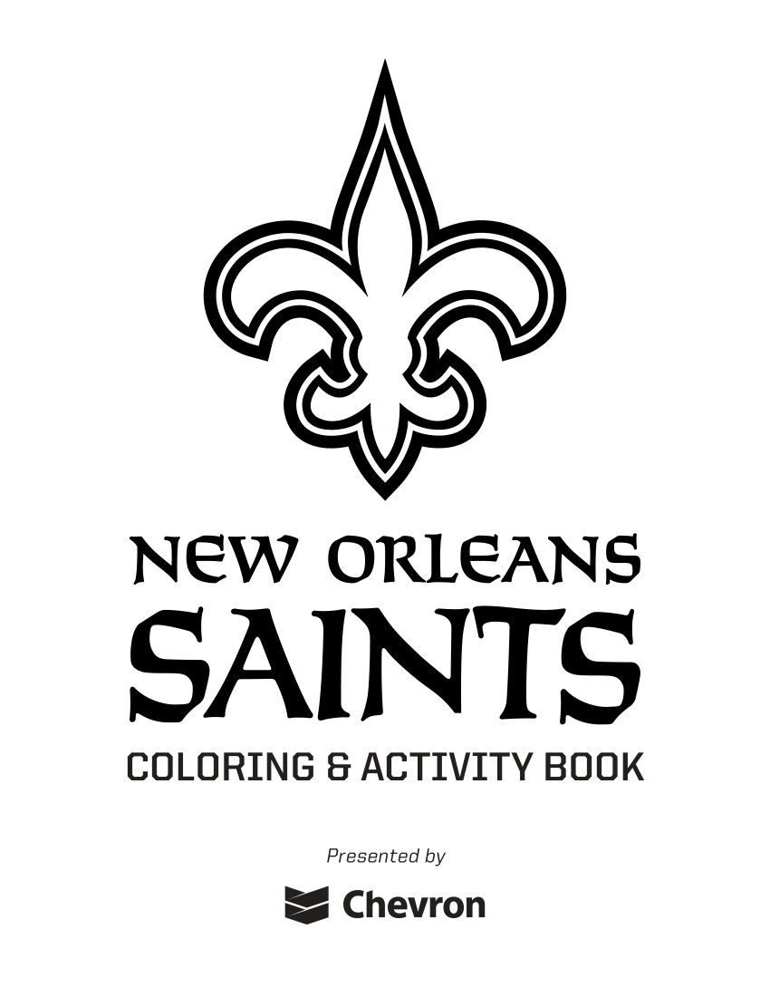 New Orleans Saints Coloring & Activity Book