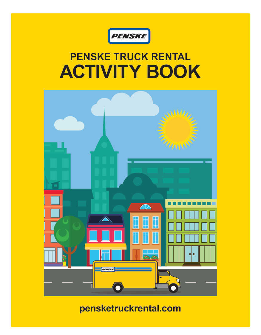 Penske Truck Rental Activity Book