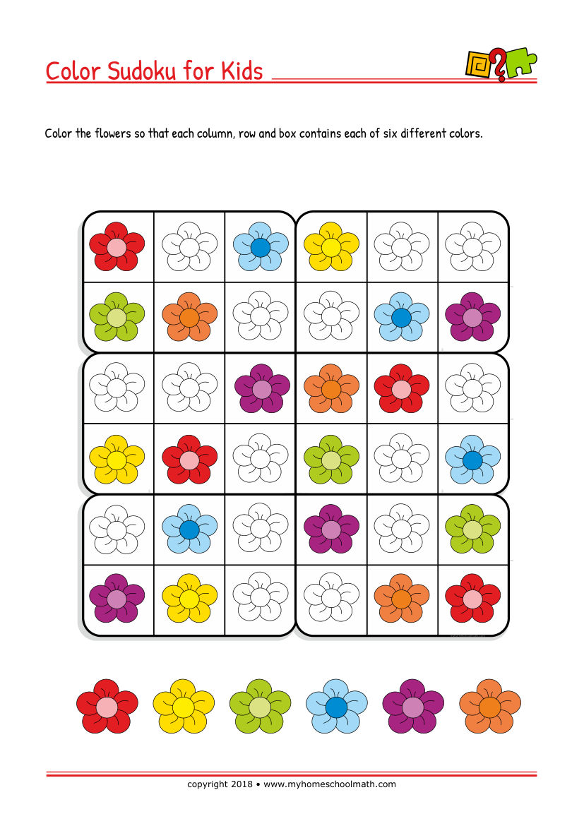 Color Sudoku For Kids