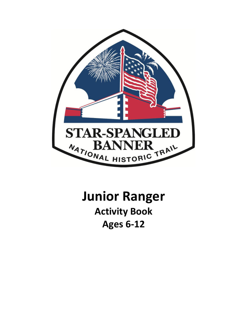 Star Spangled Banner Junior Ranger Activity Book