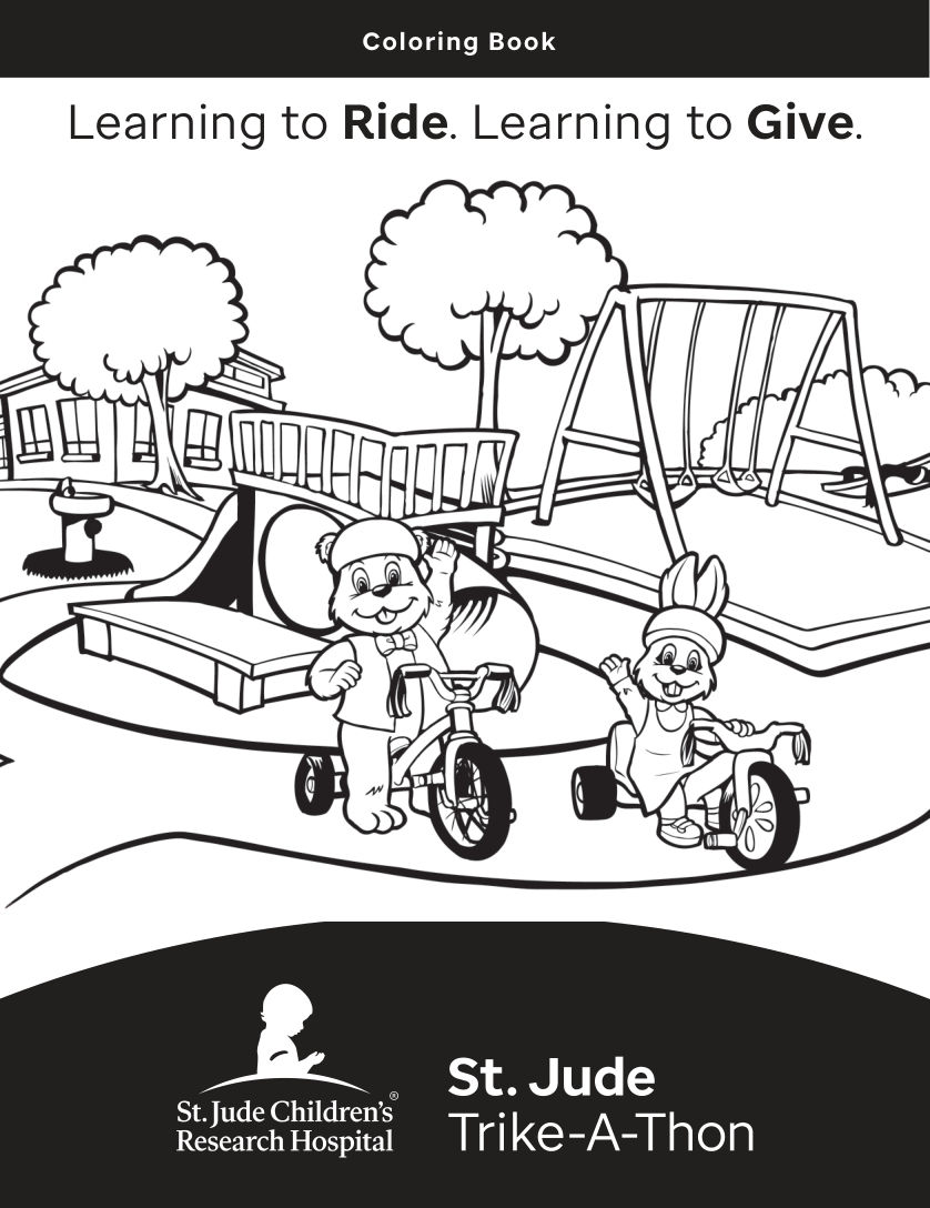 St. Jude Trike A Thon Coloring Book