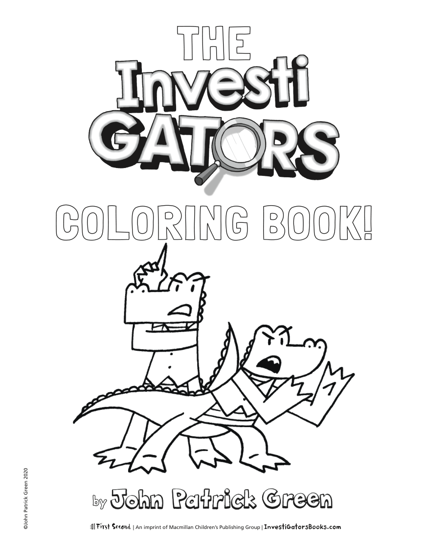 InvestiGATORS Coloring Book