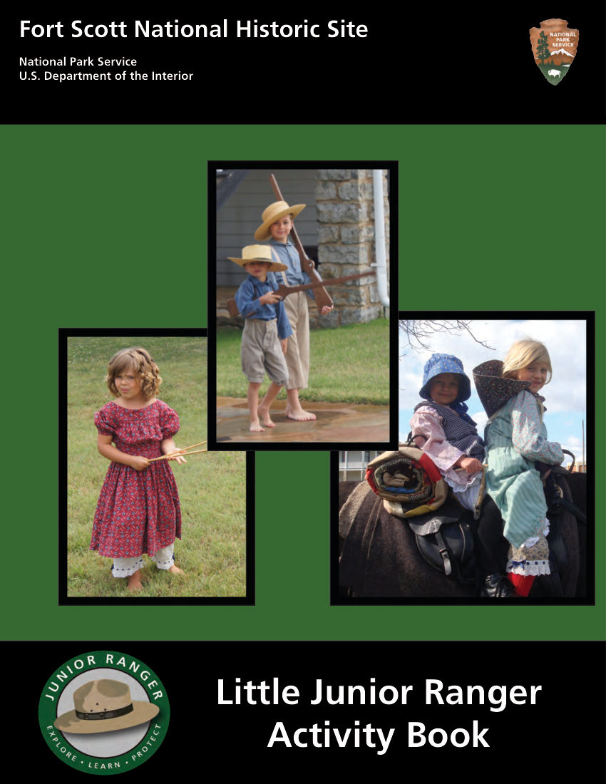 Little Junior Ranger Activity Book: Fort Scott