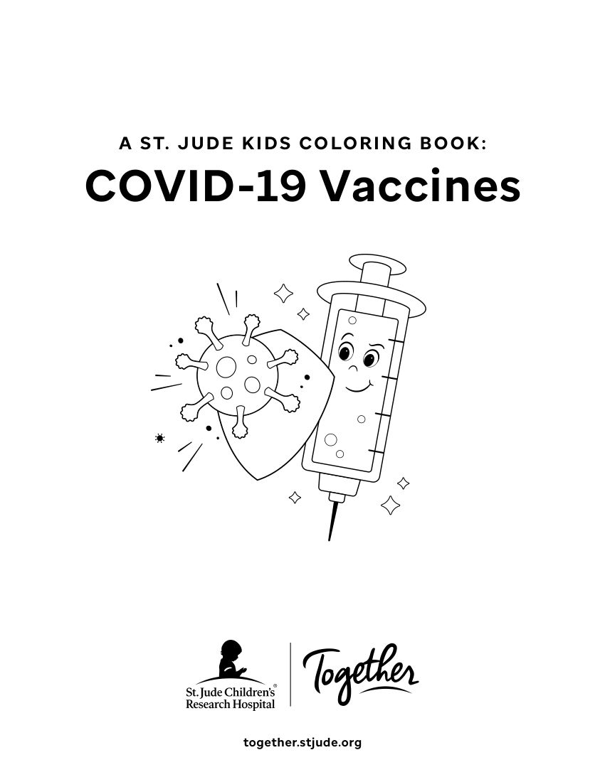 COVID 19 Vaccines Coloring Book