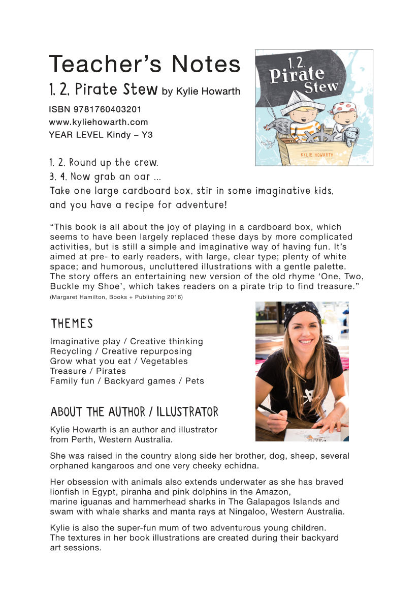 Pirate Stew Activity Book