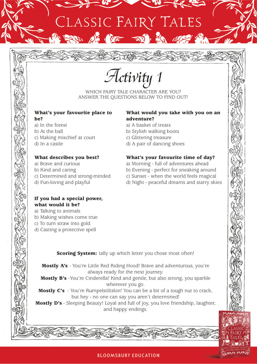 Classic Fairy tale Activity Book