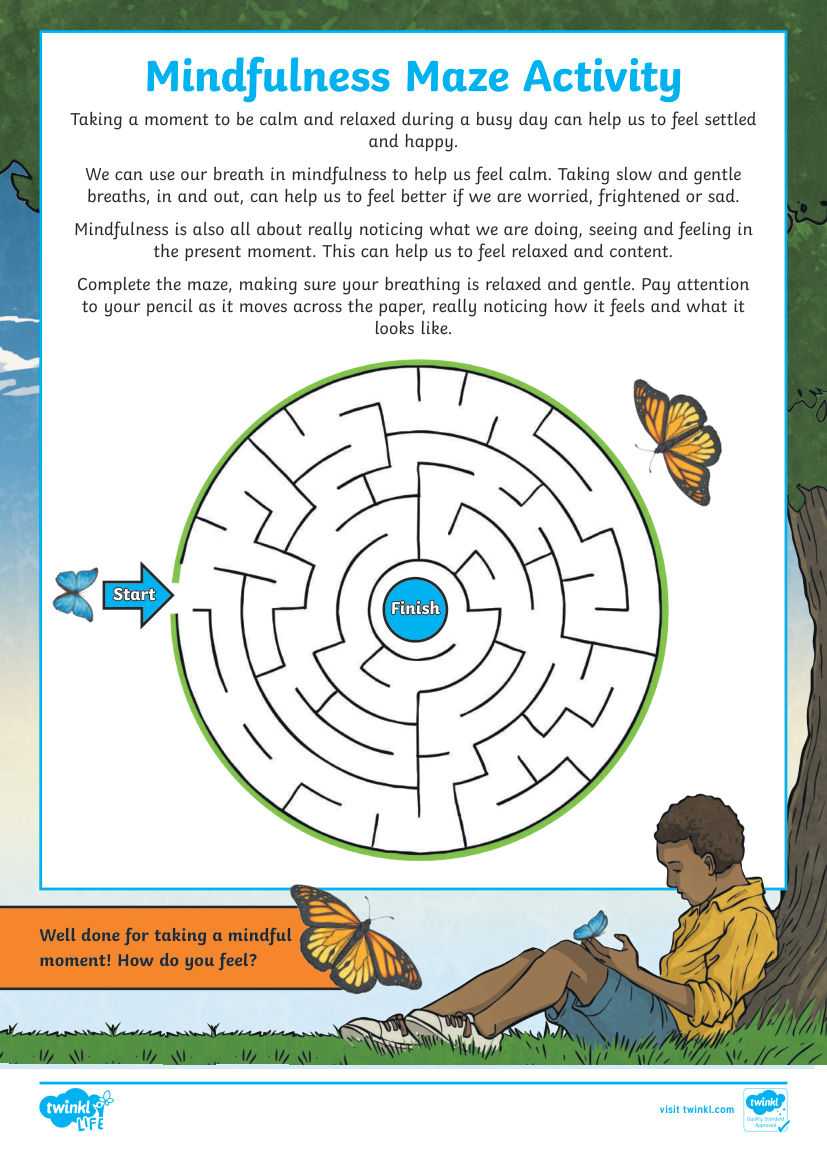 Mindfulness Maze Activity Pack