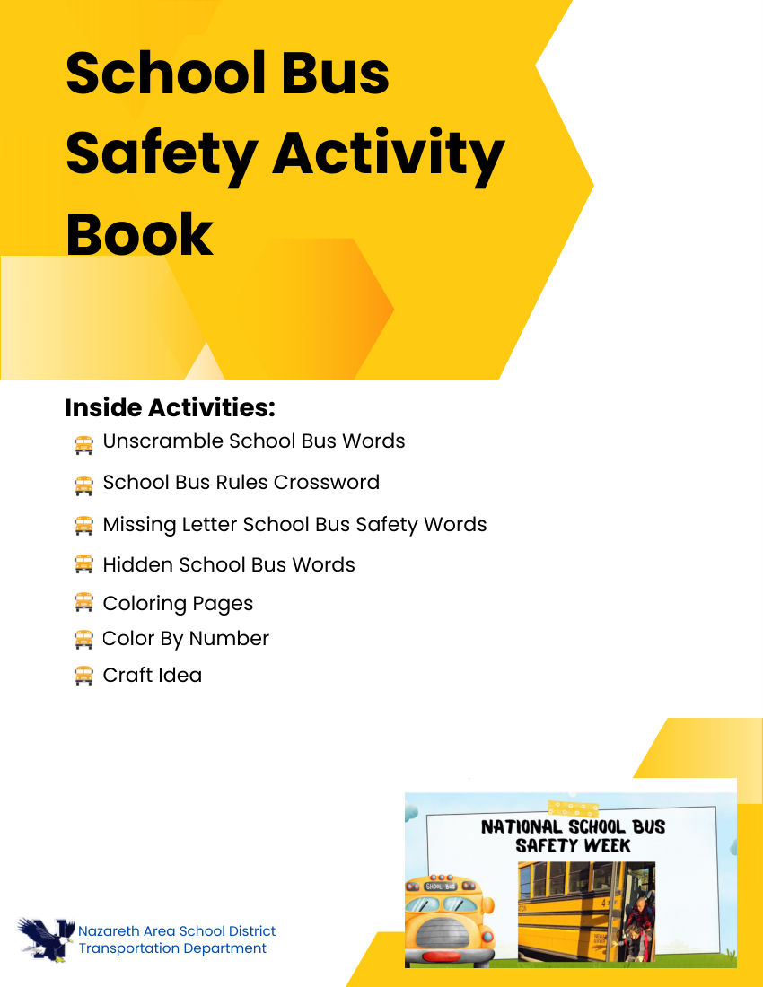 School Bus Safety Activity Book