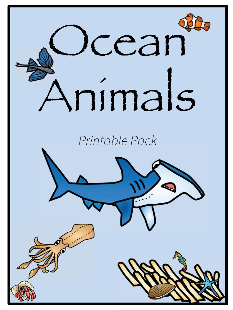 Ocean Animals Mini Book Activity Pack