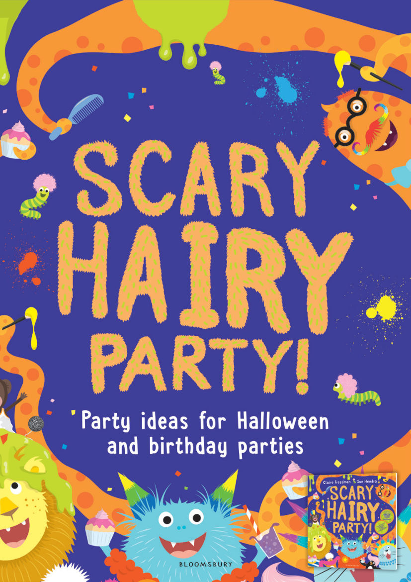 Scary Hairy Party Activity Book