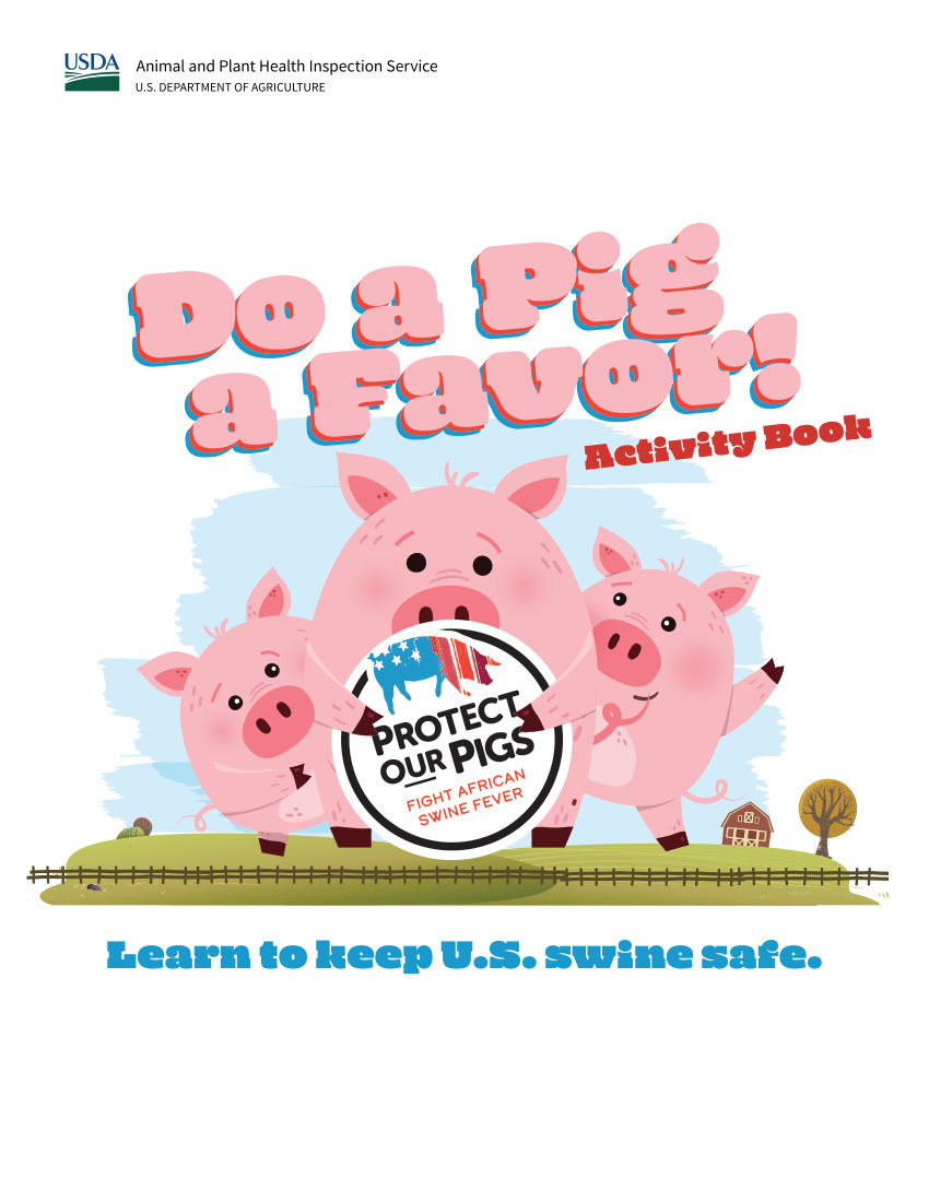 Do A Pig A Favor Activity Book