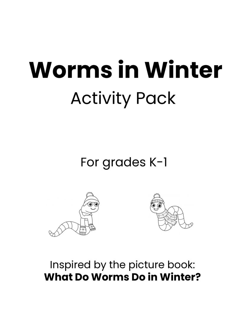 Worms in Winter Activity Book