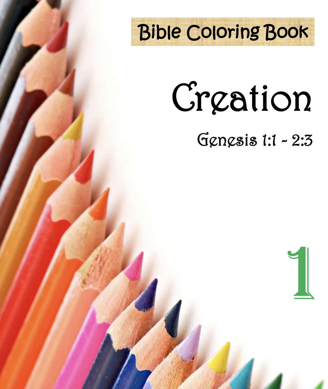 Bible Creation Story Coloring Book