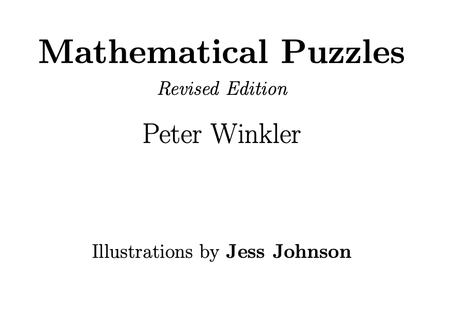 Mathematical Puzzles And Techniques