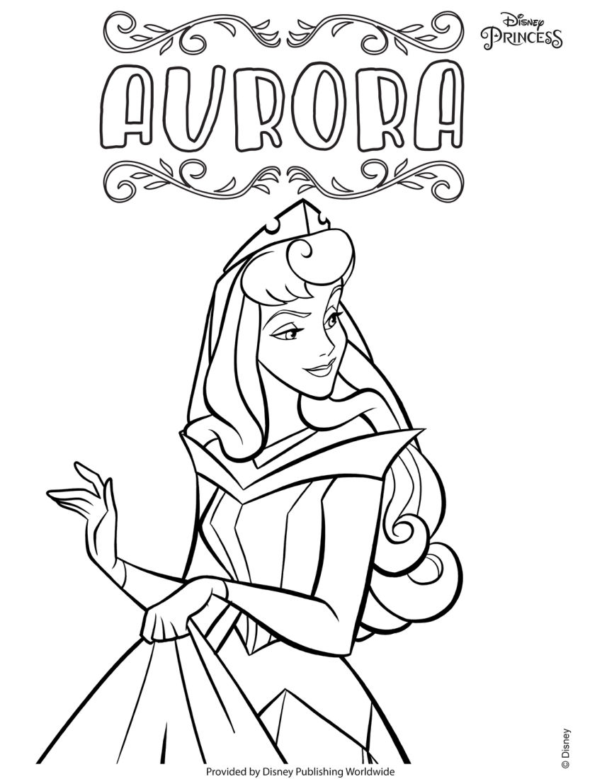 Disney Princess Coloring Pages