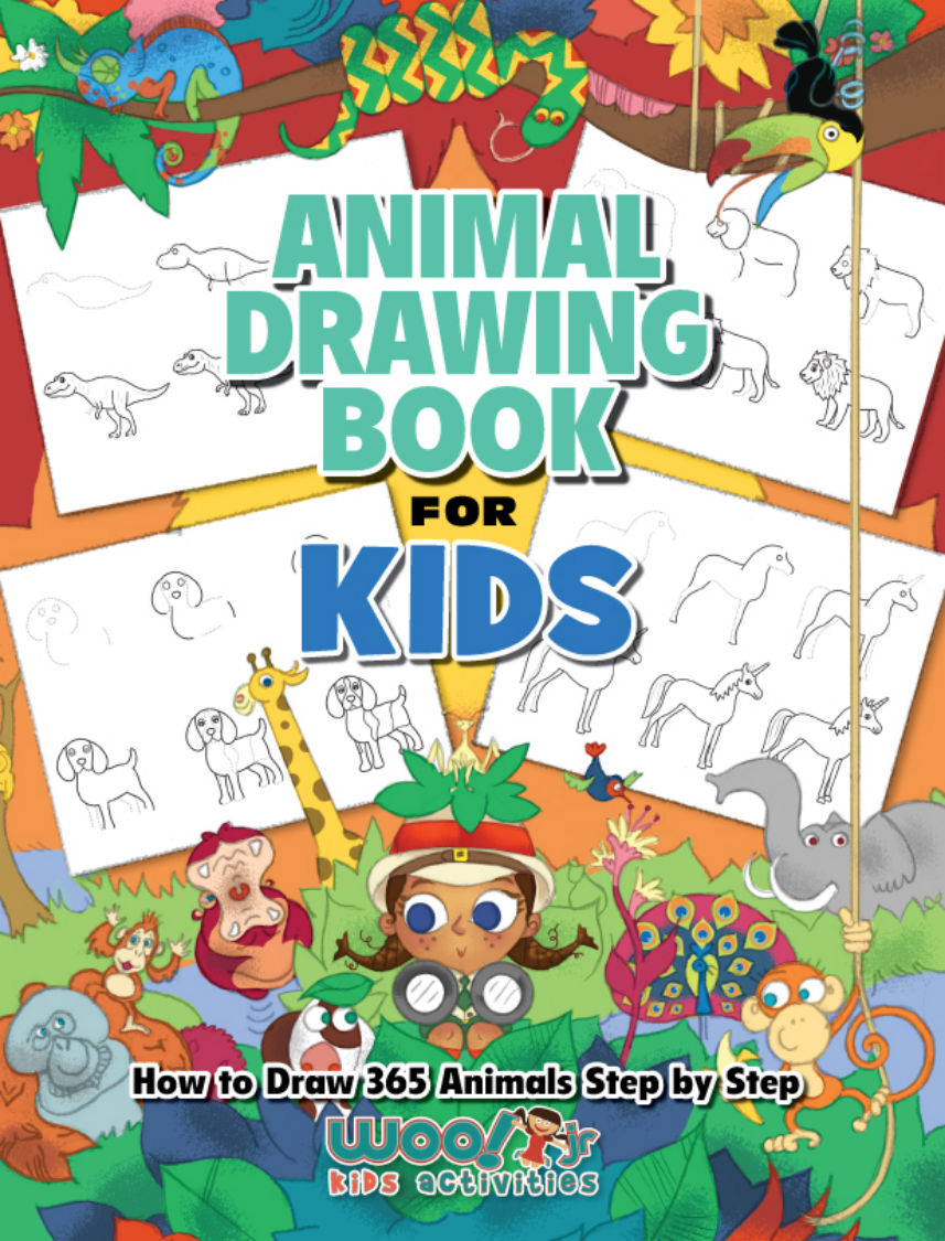 Animal Drawing Activity Book