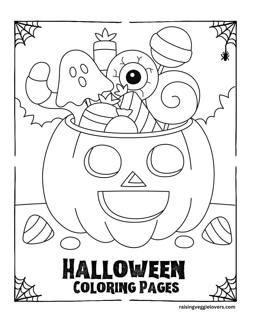 Spooky Halloween Coloring Pages