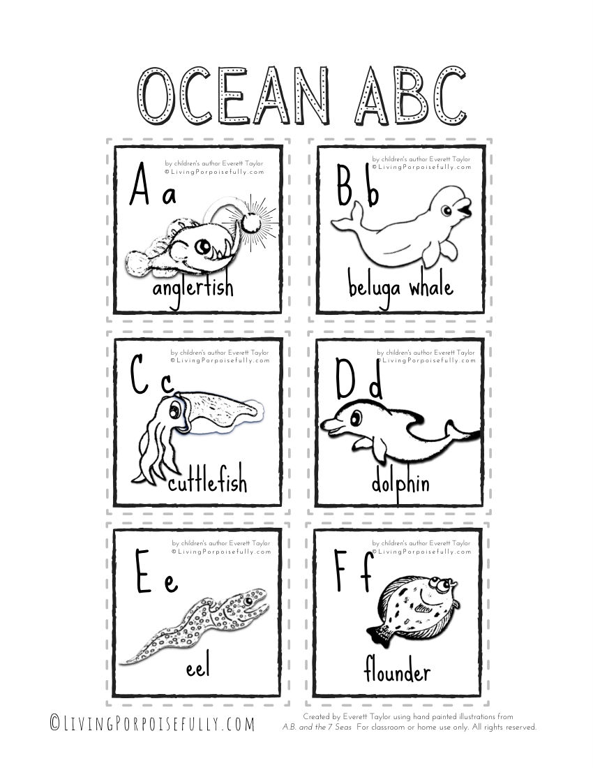Ocean ABC Activity Book