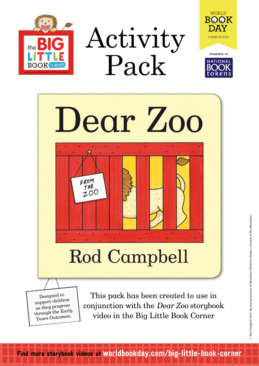 Dear Zoo Activity Pack