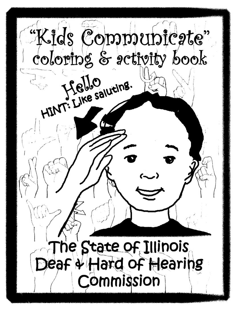 Kids Communicate Coloring And Activity Book
