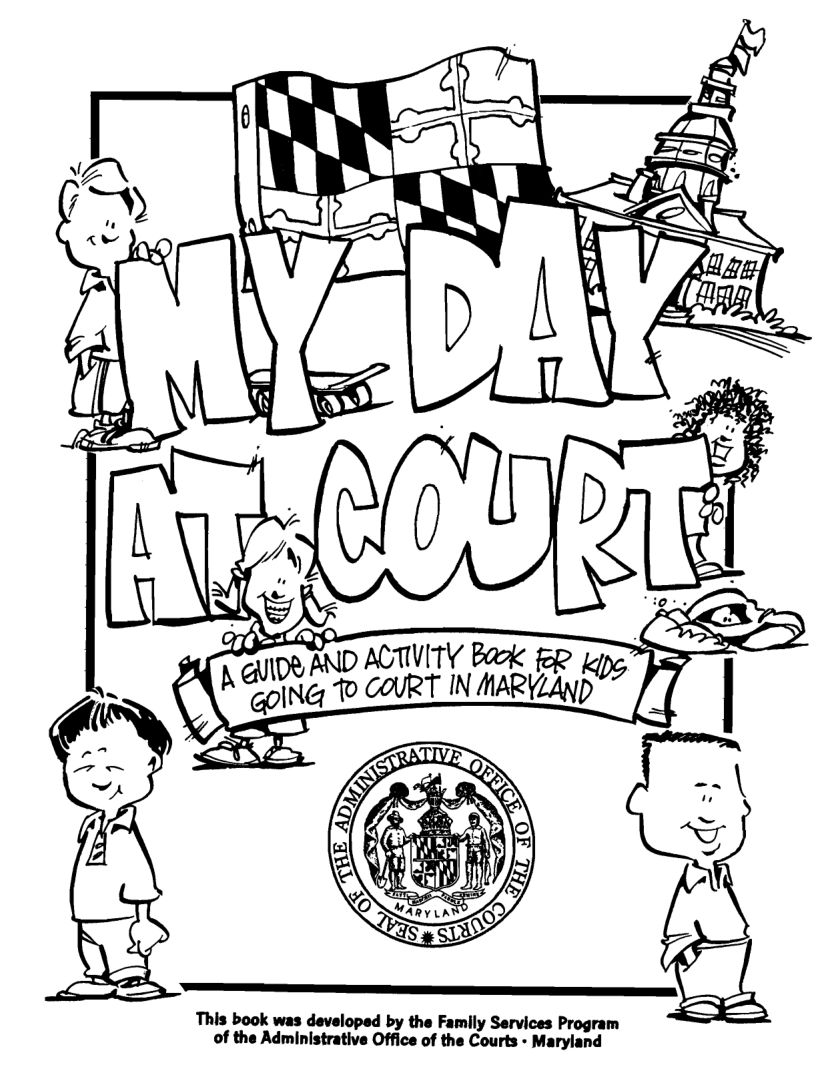 My Day At Court Activity Book