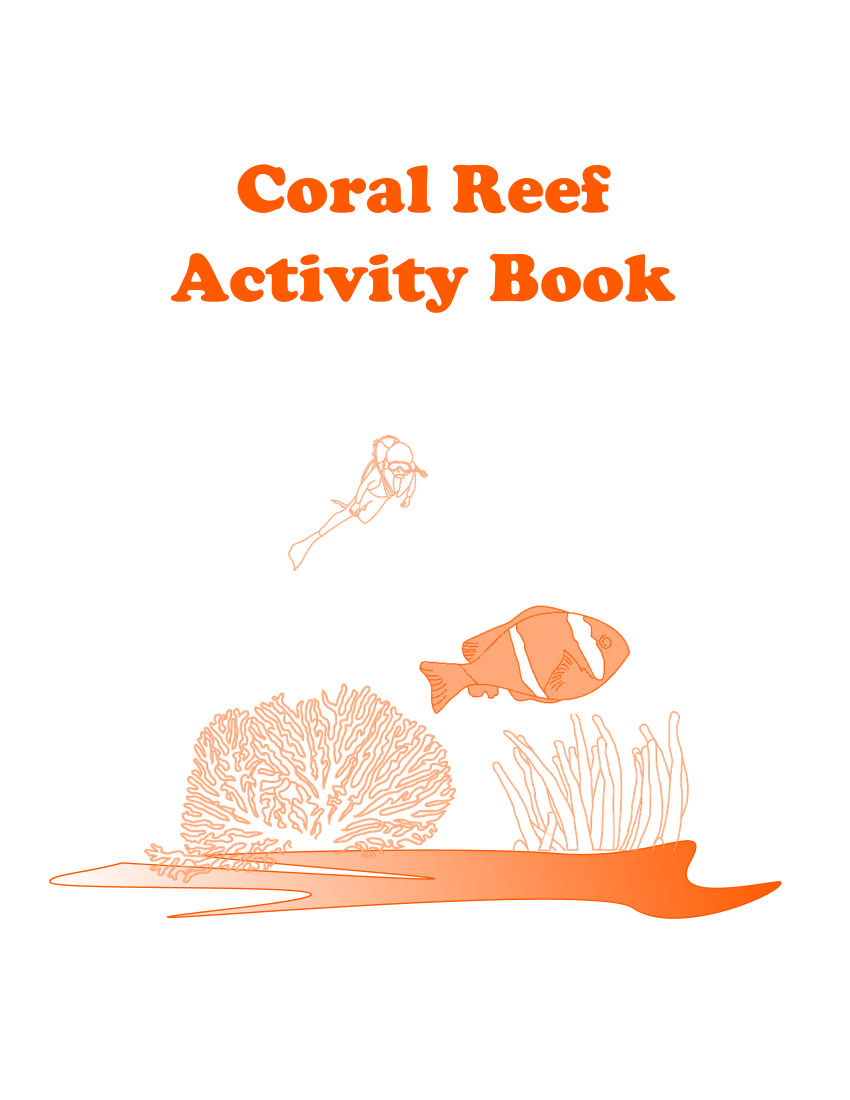 Coral Reef Activity And Coloring Book