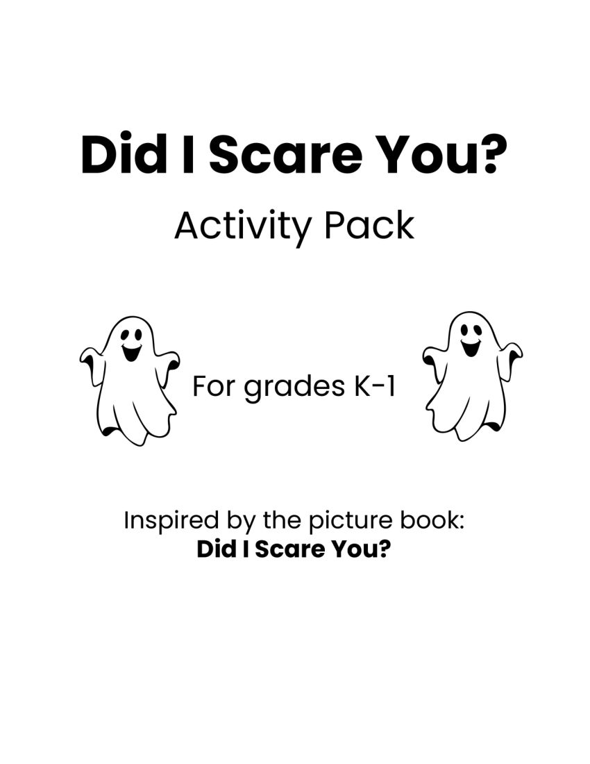 Did I Scare You? Activity Pack