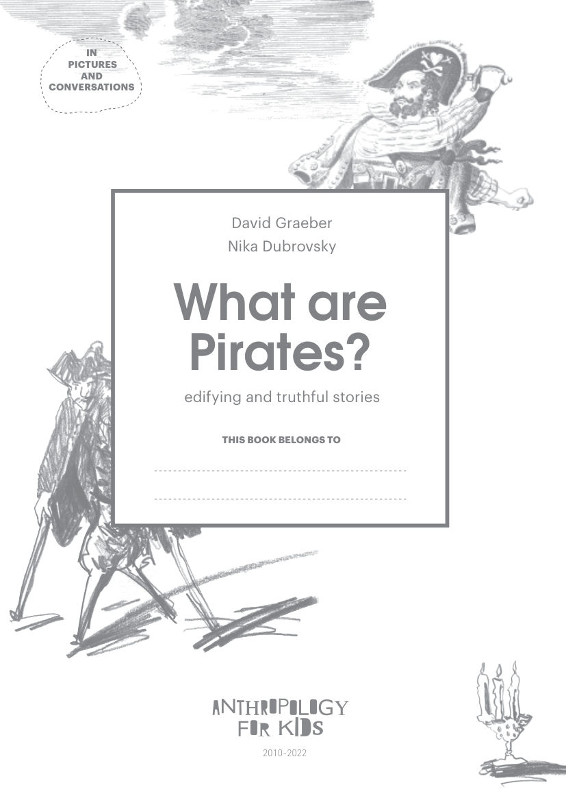 What Are Pirates? Anthropology Doodle Book