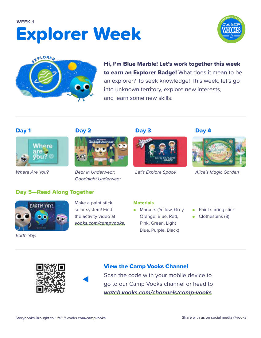 Explorer Activity Book