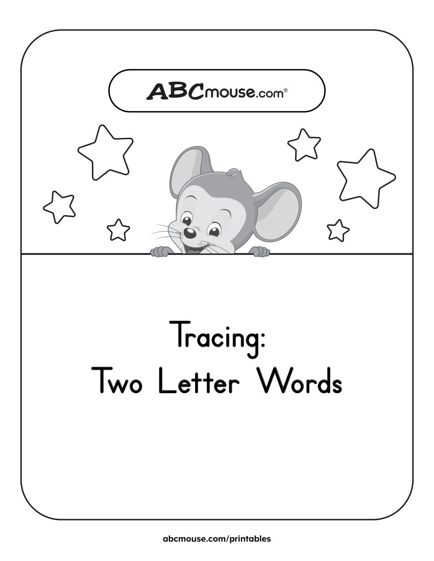 Tracing Two Letter Words