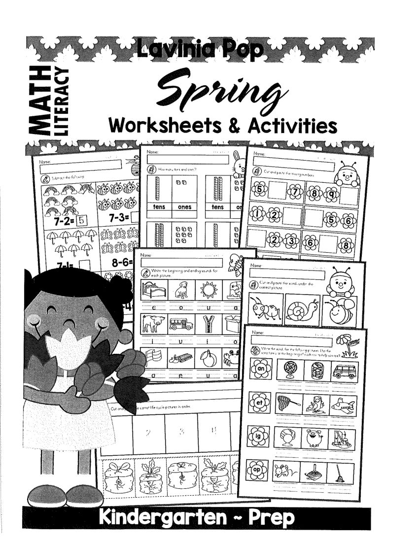 Spring Worksheet & Activity Book